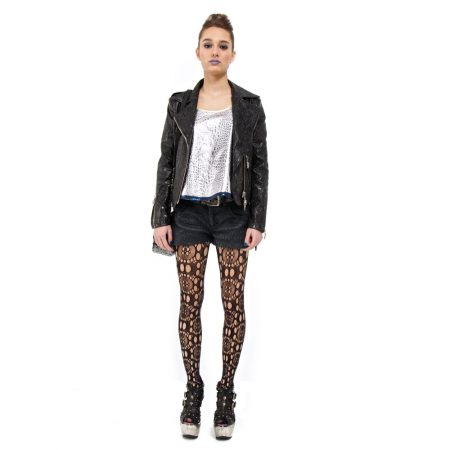 W.NRM035-R1 VINTAGE FLOWER NEGRO WOMEN JACKET