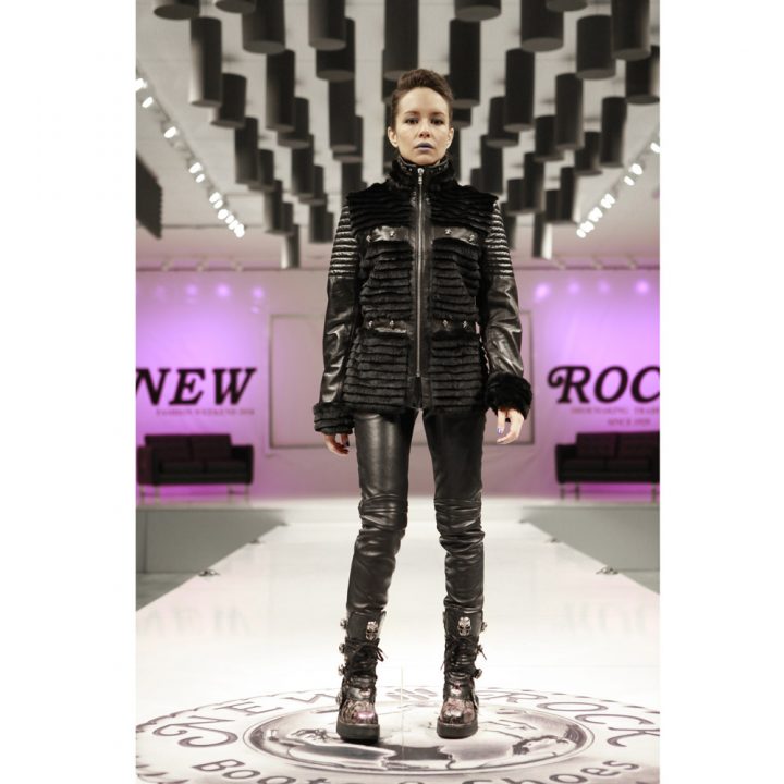 W.NRM16-R1 ANILINA NEGRO PELO NEGRO WOMEN JACKET