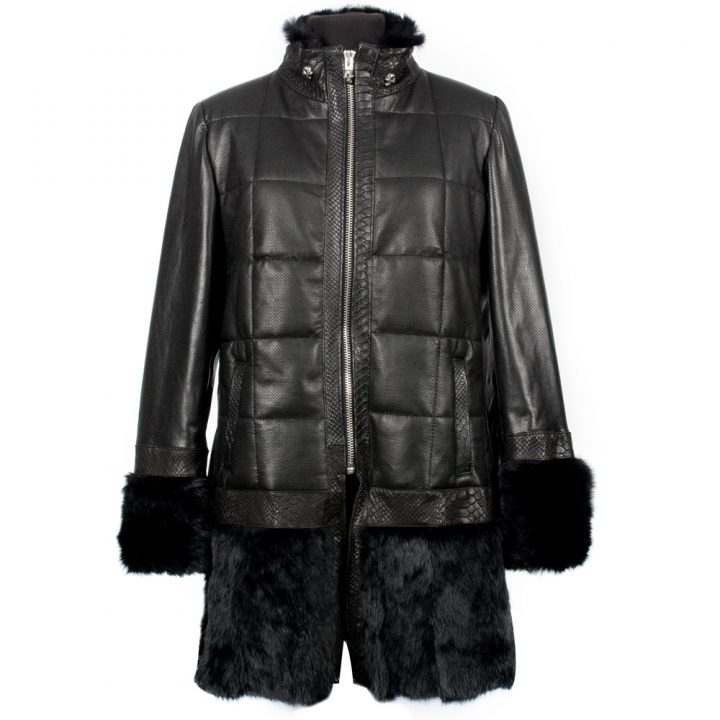 W.NRM25-R1 NAPA NEGRO PELO NEGRO WOMEN COAT – Image 5