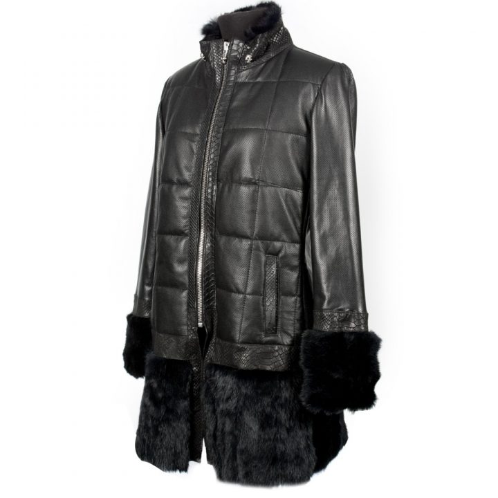 W.NRM25-R1 NAPA NEGRO PELO NEGRO WOMEN COAT – Image 6