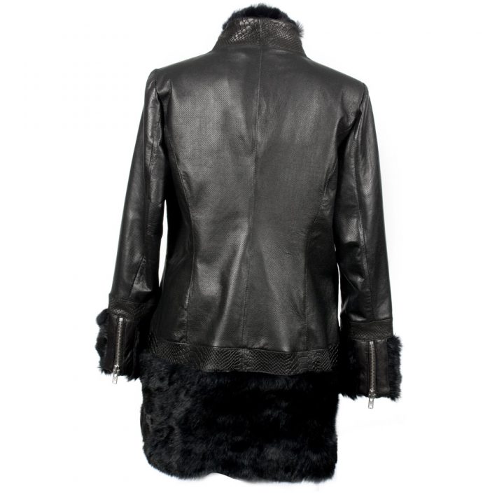 W.NRM25-R1 NAPA NEGRO PELO NEGRO WOMEN COAT – Image 7