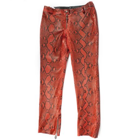 W.PANTS007-S1 PITON ROJO VINTAGE NEGRO