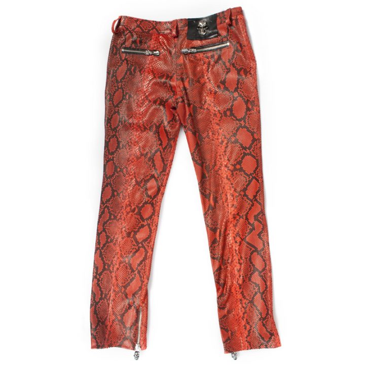 W.PANTS007-S1 PITON ROJO VINTAGE NEGRO – Image 2