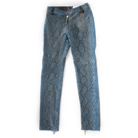 W.PANTS007-S3 PITON AZUL VINTAGE NEGRO