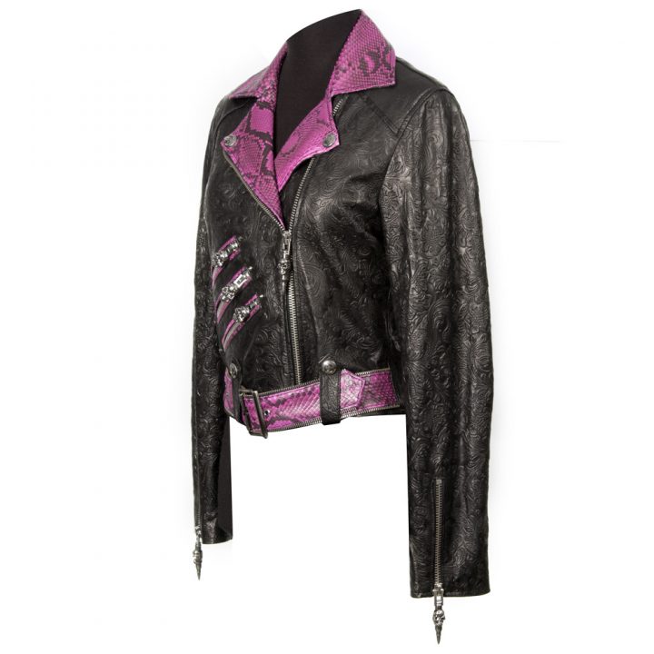 W.PUNKJACK1-R19 PITON LILA VINTAGE NEGRO – Image 2