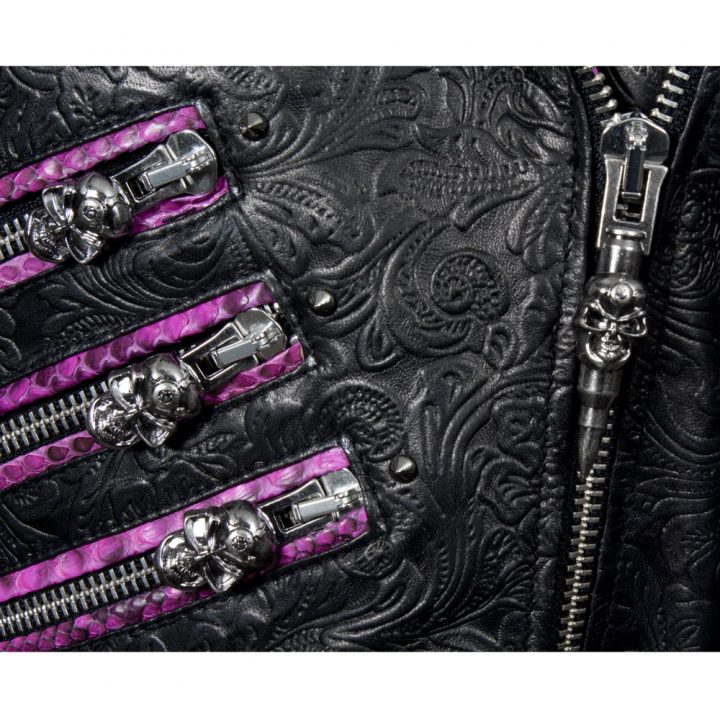 W.PUNKJACK1-R19 PITON LILA VINTAGE NEGRO – Image 4