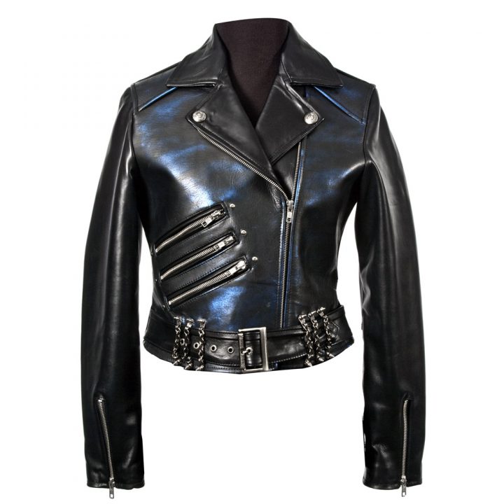 W.PUNKJACK10-R1 BOX AZUL METAL(FRONTAL Y ESPALDA) NAPA NEGRA