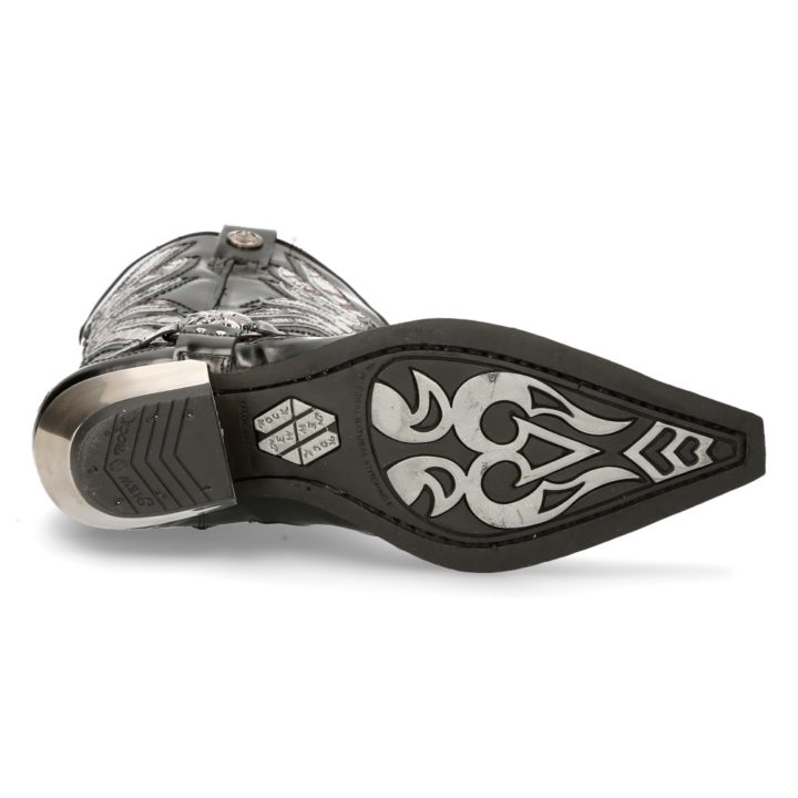 'Bottes hautes' Blanc, Noir New Rock M-7991P-C2 – Image 7