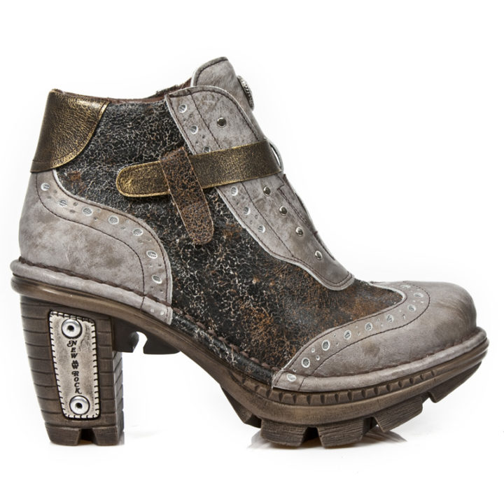 Chaussures Beige, Marron, Or New Rock M-NEOTR003-C6 – Image 2
