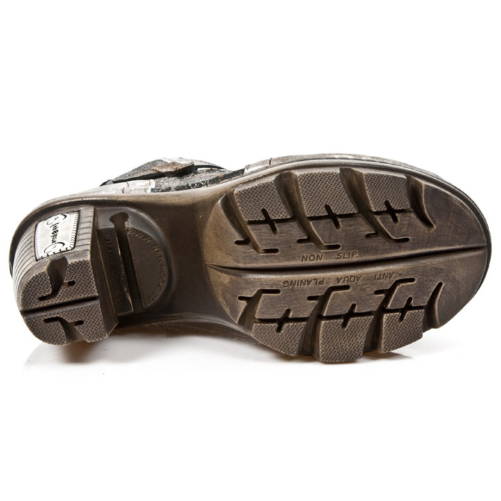 Chaussures Beige, Marron, Or New Rock M-NEOTR003-C6 – Image 7