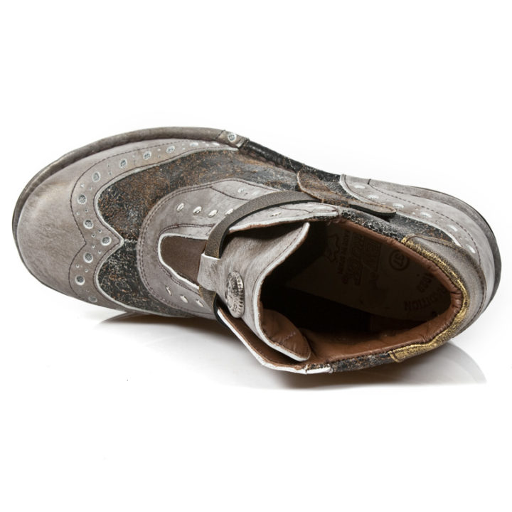 Chaussures Beige, Marron, Or New Rock M-NEOTR003-C6 – Image 8