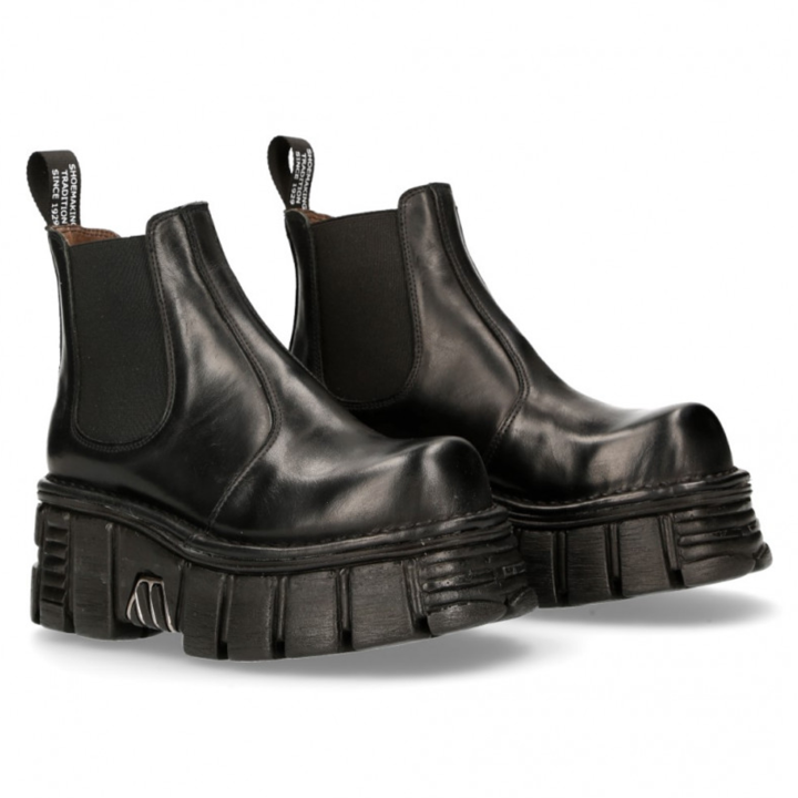 Bottines Noir New Rock M-1554-C1-1