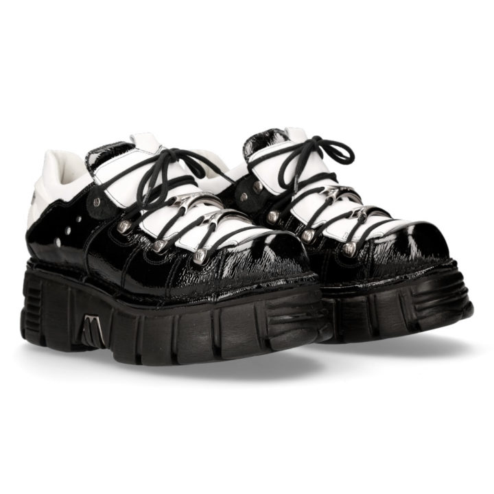 Chaussures Blanc, Noir New Rock M-120N-C35