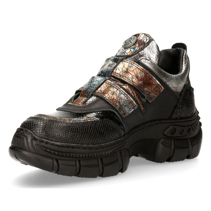 'Chaussures Acier, Bleu, Noir New Rock M-CRASH020-C7 – Image 5