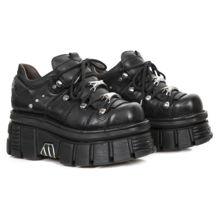 Bottines Noir New Rock M-120N-S17