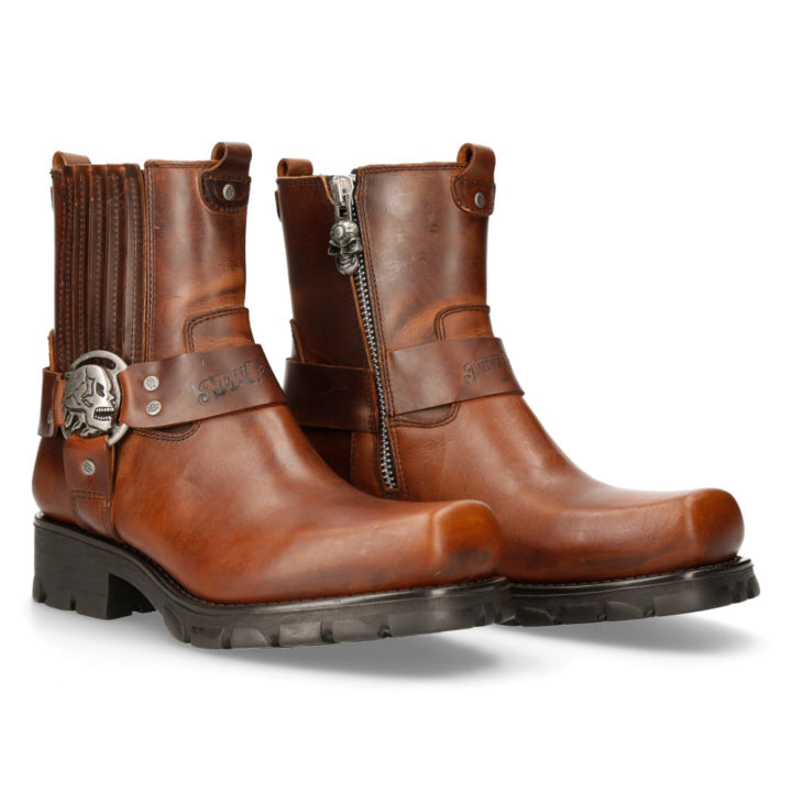 Bottines Marron New Rock M-7605C-C3