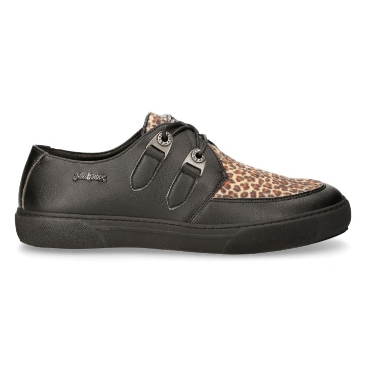 Chaussures LEOPARDO, Noir New Rock M-REBEL001-V2 – Image 2
