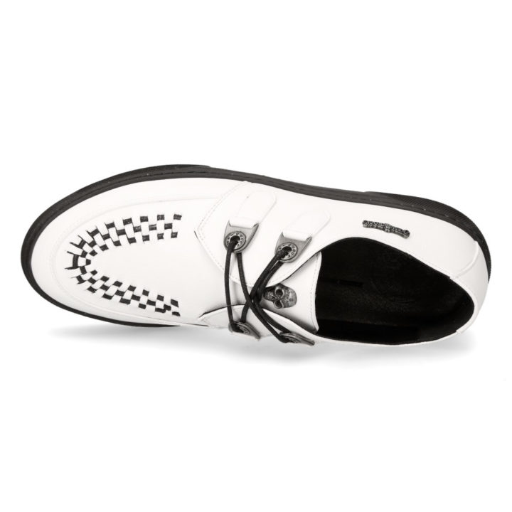Chaussures Blanc, Noir New Rock M-REBEL001-V3 – Image 8