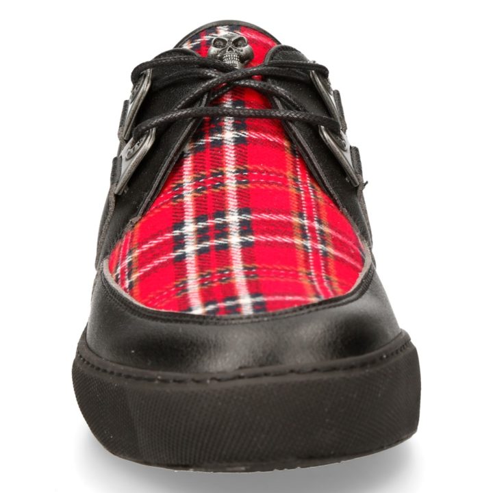 Chaussures LEOPARDO, Noir, Rouge New Rock M-REBEL001-V4 – Image 4