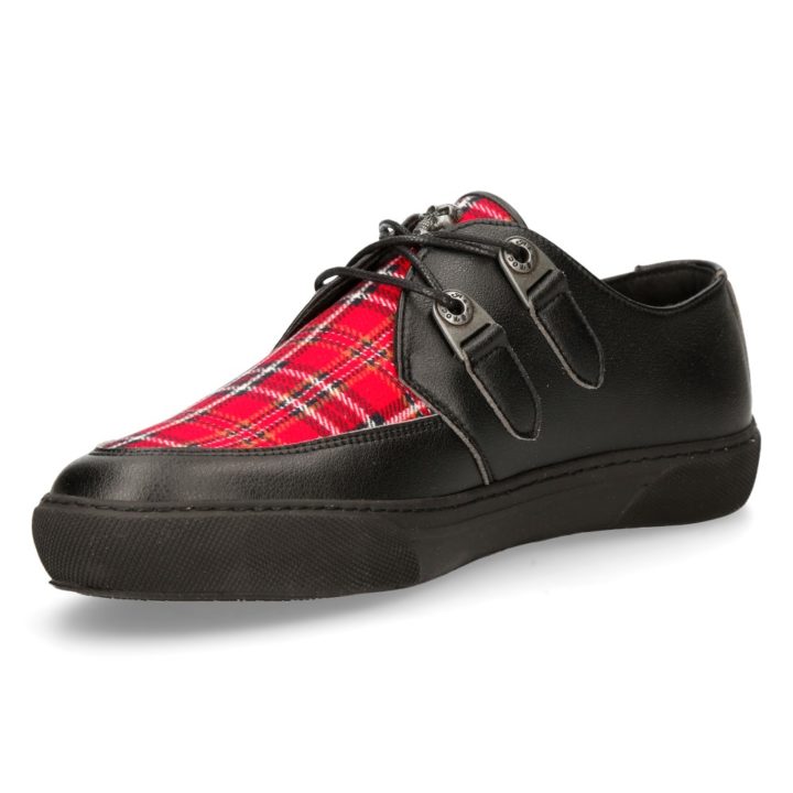 Chaussures LEOPARDO, Noir, Rouge New Rock M-REBEL001-V4 – Image 5
