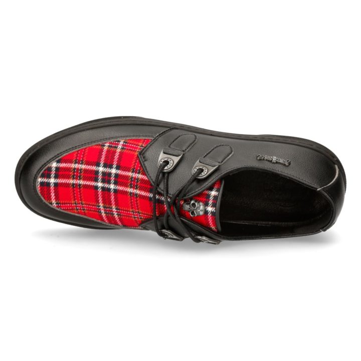 Chaussures LEOPARDO, Noir, Rouge New Rock M-REBEL001-V4 – Image 8