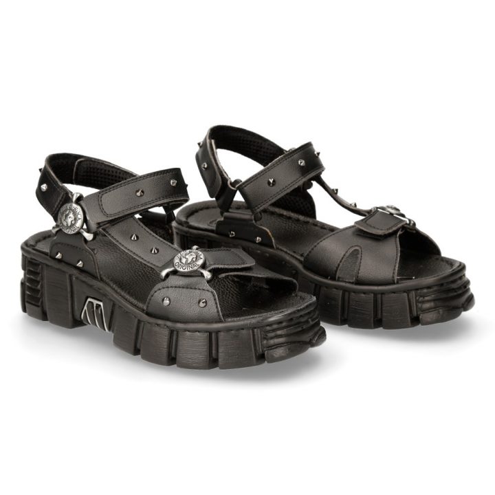 Sandales Noir New Rock M-BIOS120-V1