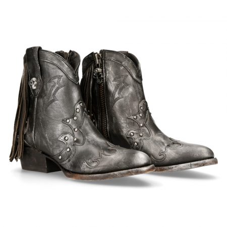 Bottines Noir New Rock M-WSTM003-S1