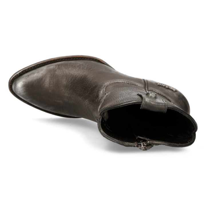Bottines Argent, Noir New Rock M-WSTM006-S1 – Image 8