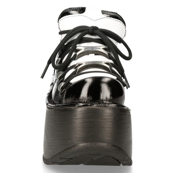 Bottines Blanc, Noir New Rock M-120N-S49 – Image 4