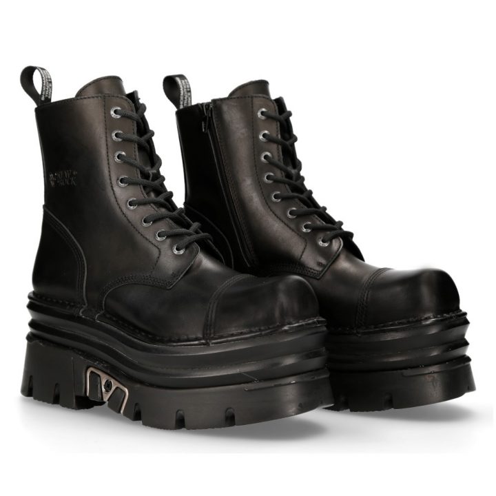 Bottines Noir New Rock M-MILI083C-S59