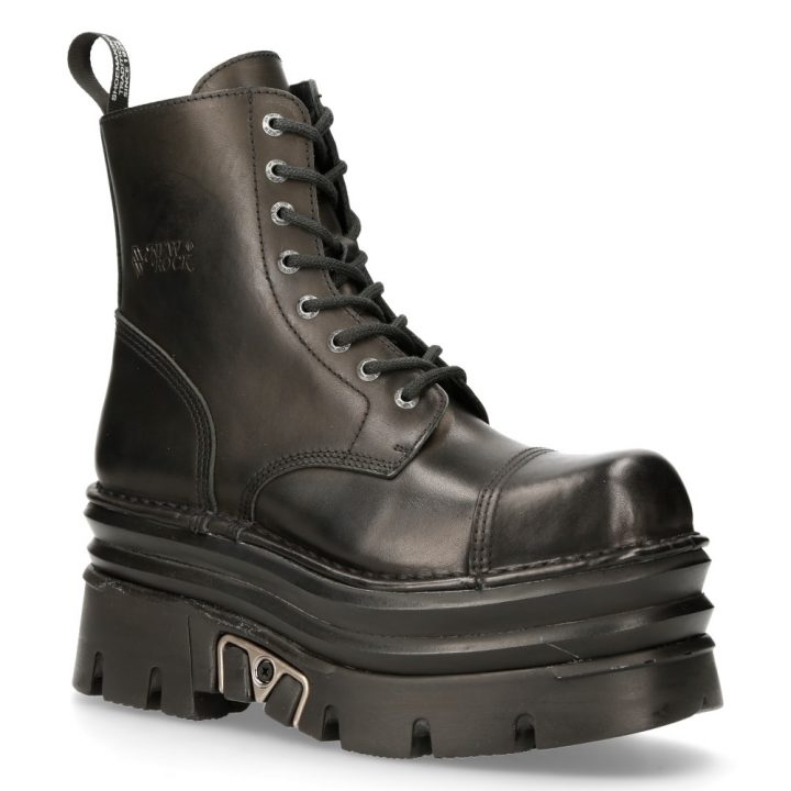 Bottines Noir New Rock M-MILI083C-S59 – Image 3