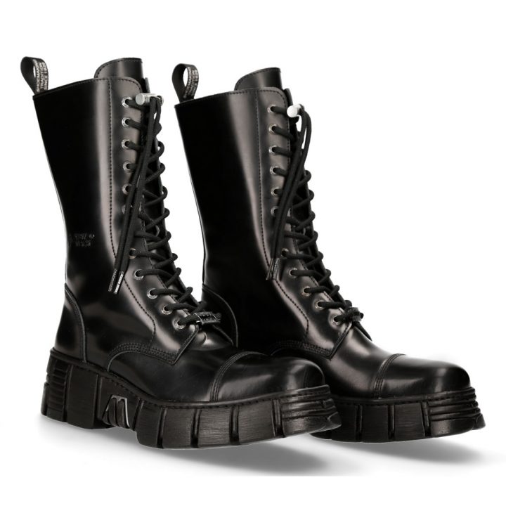 Bottes Acier, Noir New Rock M-WALL127N-C1