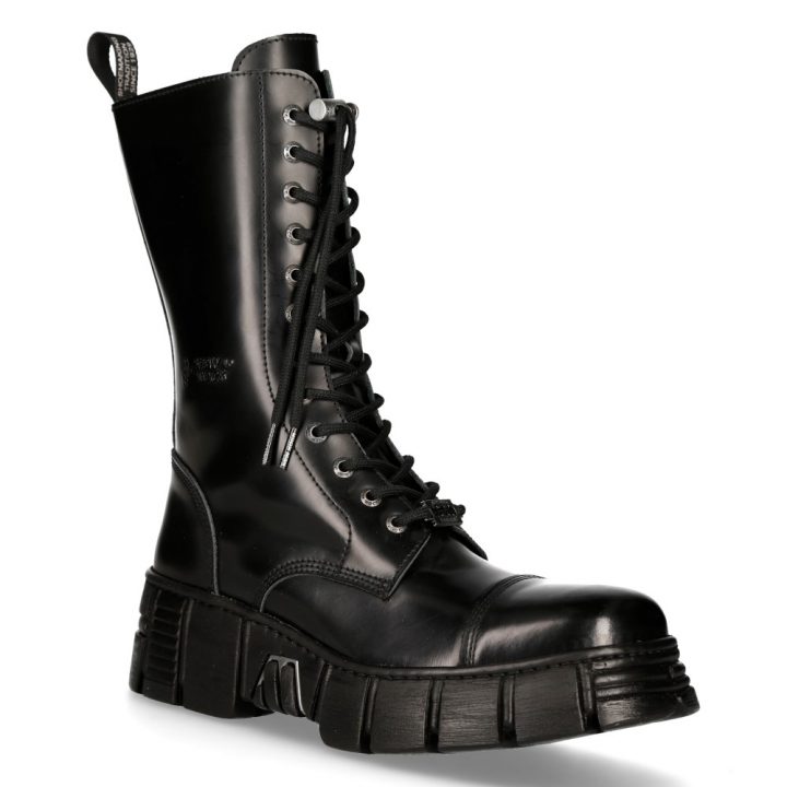 Bottes Acier, Noir New Rock M-WALL127N-C1 – Image 3