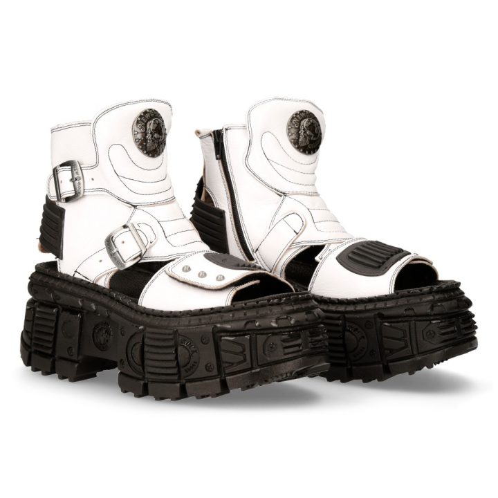 Bottines Blanc New Rock M-BIOS106-S10
