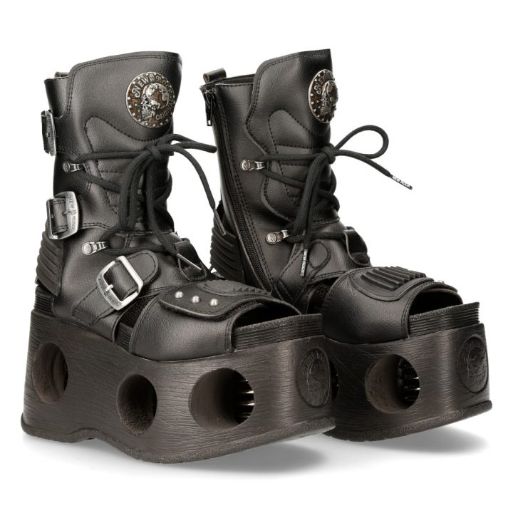 'Bottes Noir New Rock M-BIOS107-V2-1