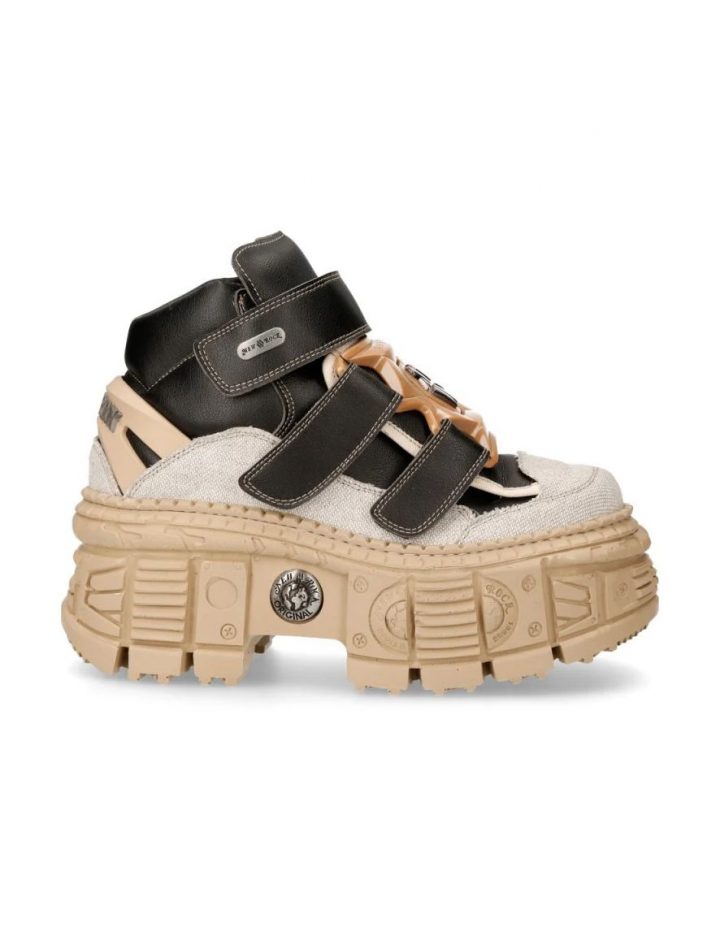 Chaussures vegan Noir New Rock M-WALL009-V2-1 – Image 2