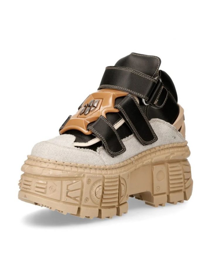 Chaussures vegan Noir New Rock M-WALL009-V2-1 – Image 6