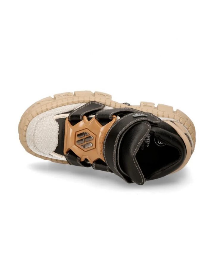 Chaussures vegan Noir New Rock M-WALL009-V2-1 – Image 3