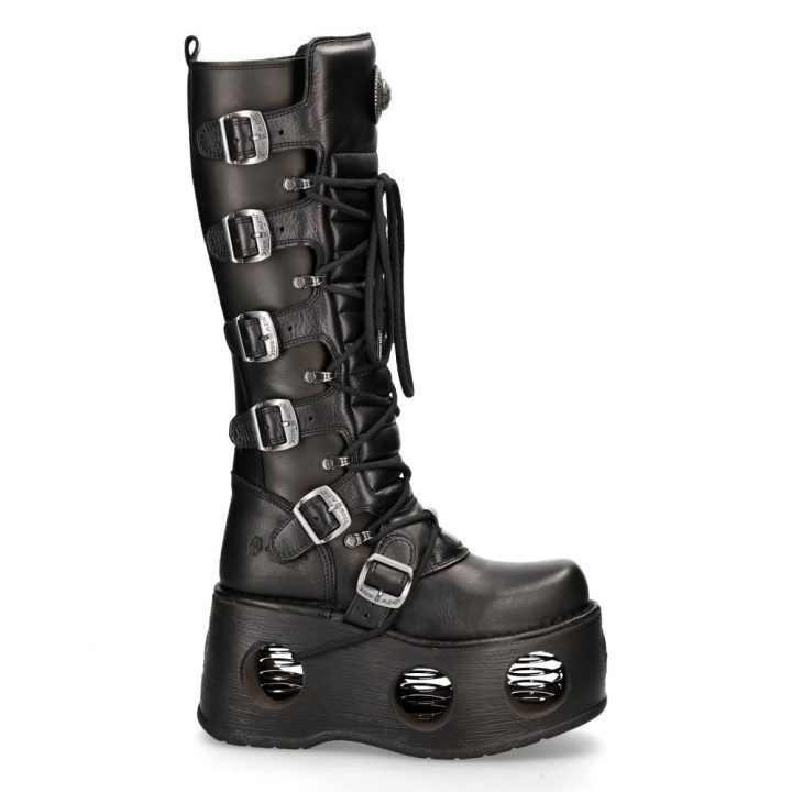 'Bottes hautes' Noir New Rock M-272-S2-1 – Image 2