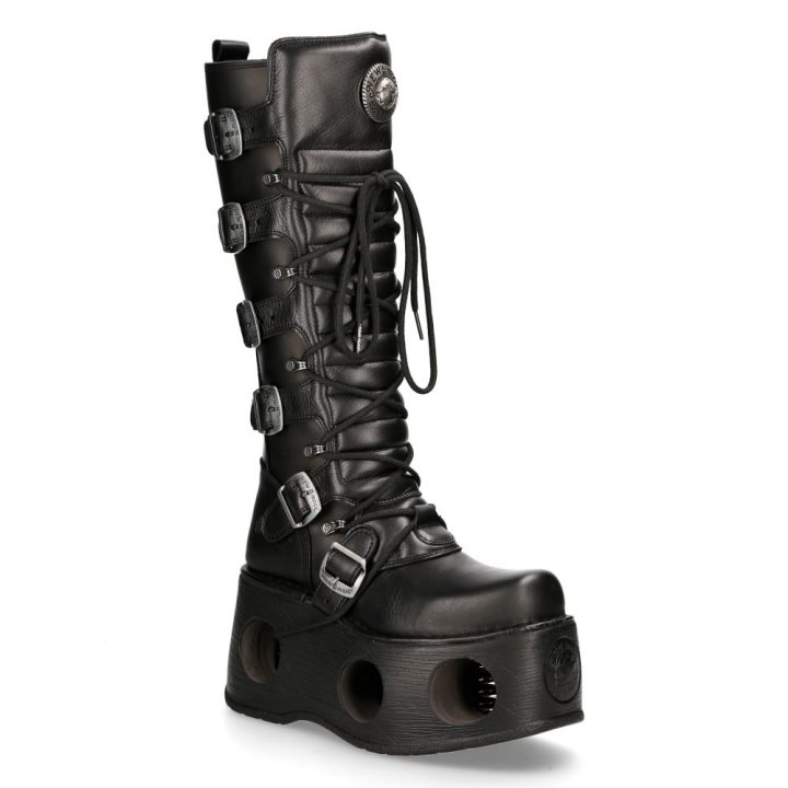 'Bottes hautes' Noir New Rock M-272-S2-1 – Image 3