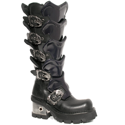 'Bottes hautes' Noir New Rock M-741-C1