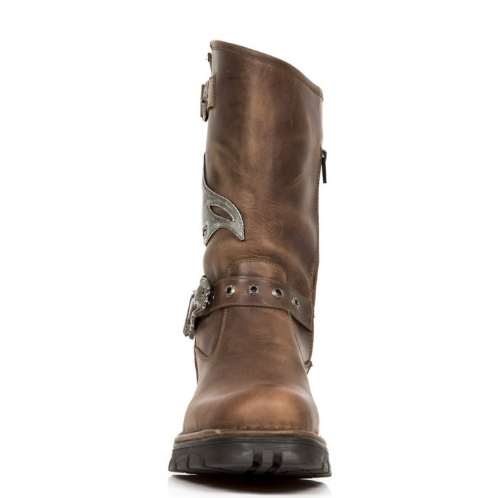 Bottes Argent, Marron New Rock M-MC7601-S2 – Image 4