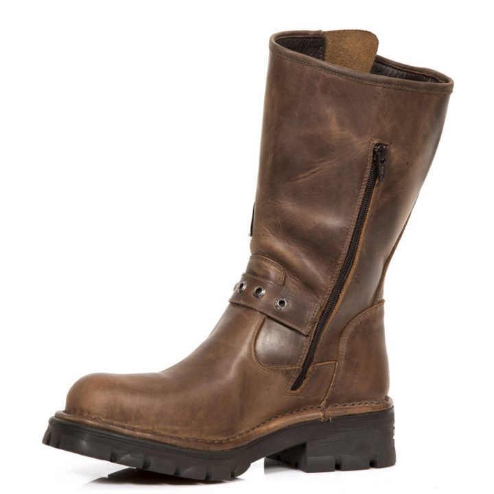 Bottes Argent, Marron New Rock M-MC7601-S2 – Image 5
