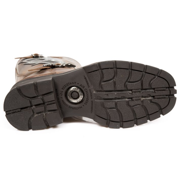 Bottes Argent, Marron New Rock M-MC7601-S2 – Image 7