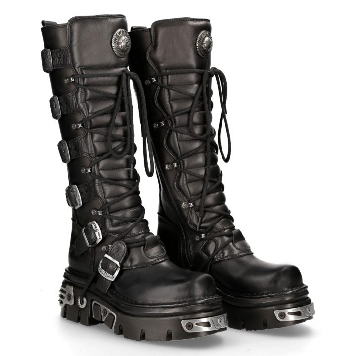'Bottes hautes' Noir New Rock M-272-S1