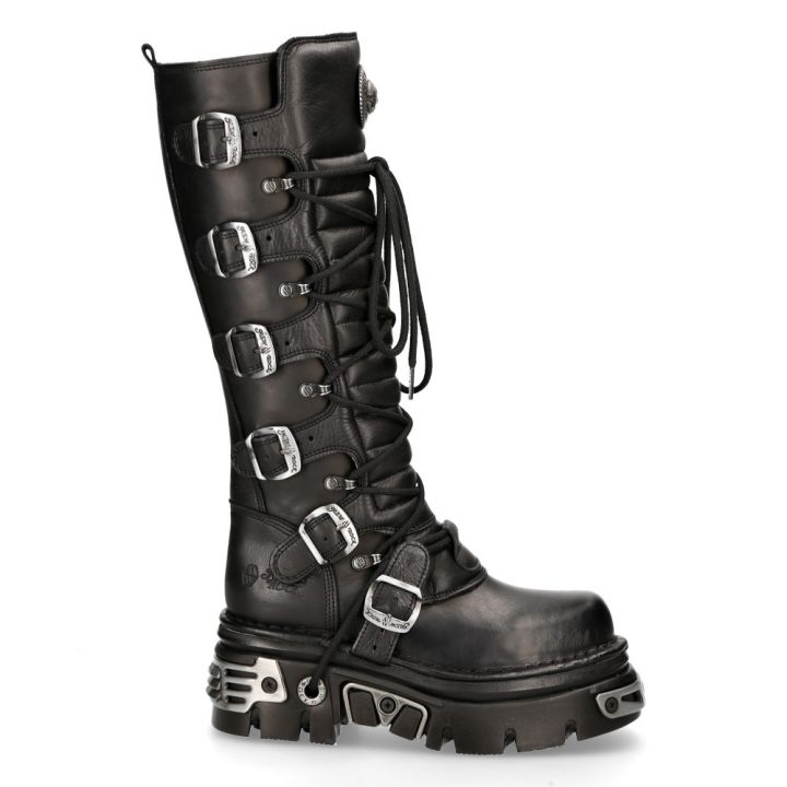 'Bottes hautes' Noir New Rock M-272-S1 – Image 2