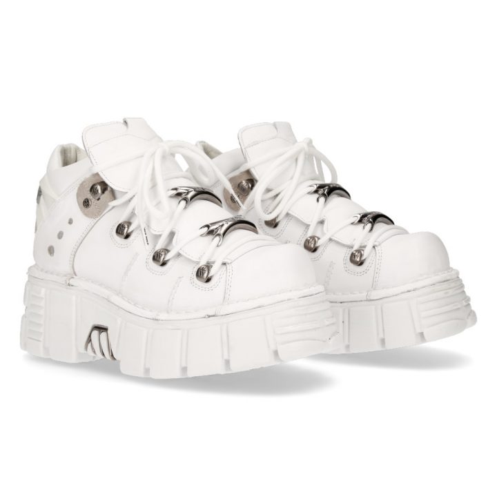 Bottines Blanc New Rock M-106N-C27