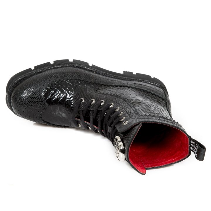 Bottines Noir New Rock M-NEWMILI110-C9 – Image 6