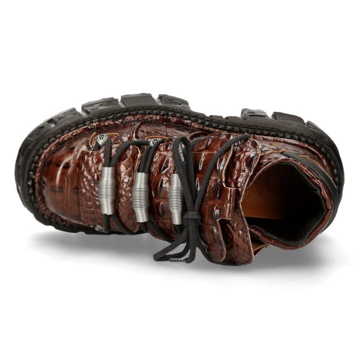 Bottines Marron, Noir New Rock M-106M-C13-1 – Image 8
