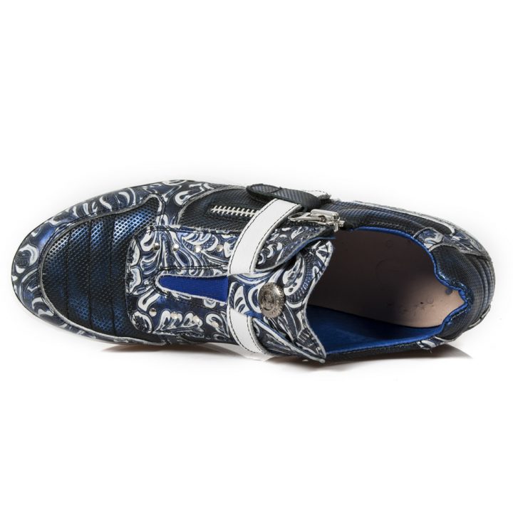Chaussures Bleu New Rock M-HY031-C1 – Image 8